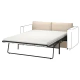IKEA VIMLE (ИКЕА ВИМЛЕ) — Чехол для раскладной двухместной секции дивана, Hallarp бежевый — фото 3