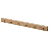 IKEA HÖVOLM (ИКЕА ХЁВОЛМ) — Вешалка с 6 крючками-шариками, дуб — фото 1