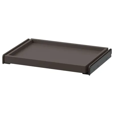 IKEA KOMPLEMENT (ИКЕА КОМПЛИМЕНТ) — Выдвижной поднос, тёмно-серый 50x35 см