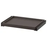 IKEA KOMPLEMENT (ИКЕА КОМПЛИМЕНТ) — Выдвижной поднос, тёмно-серый 50x35 см — фото 1