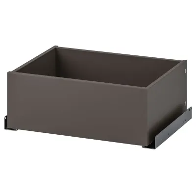 IKEA KOMPLEMENT (ИКЕА КОМПЛИМЕНТ) — Ящик, тёмно-серый 50x35 см