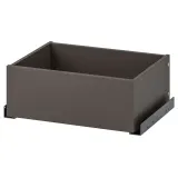 IKEA KOMPLEMENT (ИКЕА КОМПЛИМЕНТ) — Ящик, тёмно-серый 50x35 см — фото 1