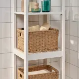 IKEA BEKNA (ИКЕА БЕКНА) — Корзина, техноротанг бежевый 25x35x20 см — фото 3