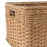 IKEA BEKNA (ИКЕА БЕКНА) — Корзина, техноротанг бежевый 25x35x20 см — фото 4
