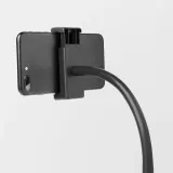 IKEA LÅNESPELARE (ИКЕА ЛОНЕСПЕЛАРЕ) — Кольцевая лампа с держателем для телефона, чёрная — фото 5