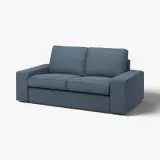 IKEA KIVIK (ИКЕА КИВИК) — Чехол для дивана 2-местного, Гуннаред синий — фото 2