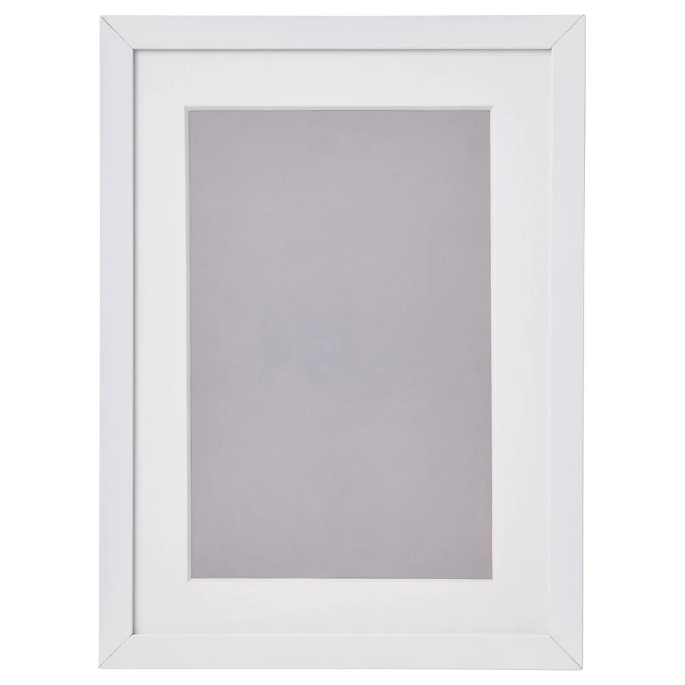 IKEA LOMVIKEN (ИКЕА ЛОМВИКЕН) — Рамка для фото, белая 13x18 см