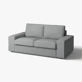 IKEA KIVIK (ИКЕА КИВИК) — Чехол на 2-местный диван, Тибблеби бежевый/серый — фото 3