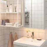 IKEA SILVERGLANS (ИКЕА СИЛВЕРГЛАНС) — Светодиодная подсветка для ванной, с регулировкой яркости белый 60 см — фото 4