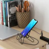 IKEA KRUBBET (ИКЕА КРУББЕТ) — Подставка для телефона, чёрный — фото 2