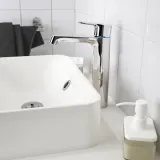 IKEA BROGRUND (ИКЕА БРОГРУНД) — Смеситель для раковины, высокий, хром — фото 2
