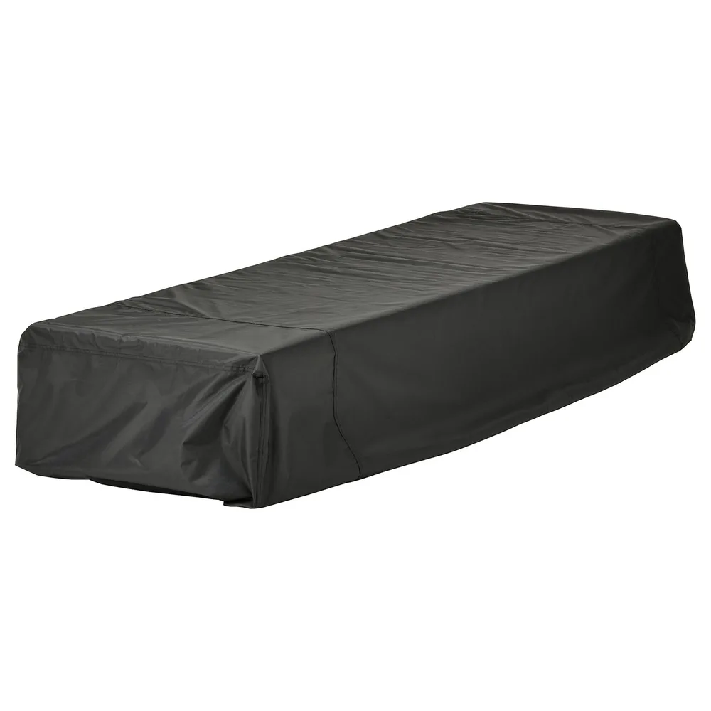 IKEA TOSTERÖ (ИКЕА ТОСТЕРЁ) — Чехол для садовой мебели, чёрный 206x75 см