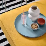 IKEA GLADOM (ИКЕА ГЛАДОМ) — Столик с подносом, светло-синий 45x53 см — фото 5