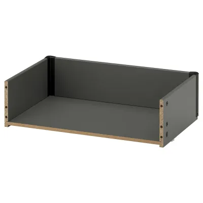 IKEA BESTÅ (ИКЕА БЕСТО) — Каркас ящика, тёмно-серый 60x15x40 см