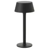 IKEA AVHÅLL (ИКЕА АВХОЛЛ) — Переносная светодиодная лампа, на батарейках, с регулировкой яркости/чёрный, для улицы 29 см — фото 1