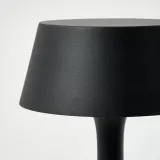 IKEA AVHÅLL (ИКЕА АВХОЛЛ) — Переносная светодиодная лампа, на батарейках, с регулировкой яркости/чёрный, для улицы 29 см — фото 6