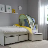 IKEA ELDFLUGA (ИКЕА ЕЛДФЛУГА) — Балдахин, синий/зелёный 70/80/90 — фото 4