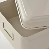 IKEA PLOGFÅRA (ИКЕА ПЛОГФОРА) — Коробка с крышкой, набор 2 шт., светло-бежевый — фото 5