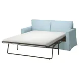 IKEA HYLTARP (ИКЕА ХИЛТАРП) — Чехол на 2-местный раскладной диван, Киланда бледно-синий — фото 2