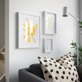 IKEA RÖDALM (ИКЕА РЁДАЛМ) — Рамка, белый 13x18 см — фото 4