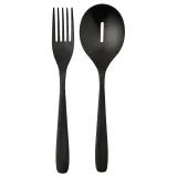 IKEA TILLAGD (ИКЕА ТИЛЛАГД) — Набор для подачи блюд, 2 шт., чёрный 24 см — фото 1