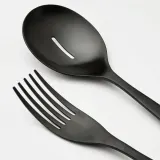 IKEA TILLAGD (ИКЕА ТИЛЛАГД) — Набор для подачи блюд, 2 шт., чёрный 24 см — фото 2
