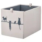 IKEA BARNDRÖM (ИКЕА БАРНДРЁМ) — Коробка, бежевый 26х37х26 см — фото 1