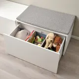 IKEA BARNDRÖM (ИКЕА БАРНДРЁМ) — Коробка, бежевый 26х37х26 см — фото 5