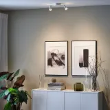 IKEA KRUSNATE (ИКЕА КРУСНАТЕ) — Светильник потолочный с 2 спотами, белый — фото 5