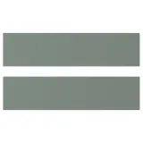 IKEA NICKEBO (ИКЕА НИКЕБО) — Фронтальная панель ящика, матовый серо-зелёный 40х10 см — фото 1