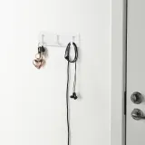 IKEA GALTBOX (ИКЕА ГАЛТБОКС) — Вешалка с 3 крючками, самоклеящаяся/белый — фото 2