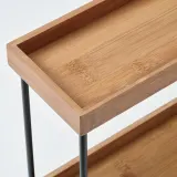 IKEA NÅLBLECKA (ИКЕА НОЛБЛЕКА) — Органайзер для кухонной столешницы, металл/бамбук 38х13х28 см — фото 6