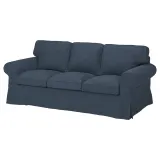 IKEA EKTORP (ИКЕА ЕКТОРП) — Чехол на 3-местный диван, Киланда тёмно-синий — фото 2