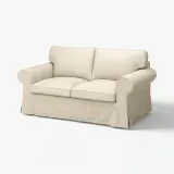 IKEA EKTORP (ИКЕА ЕКТОРП) — Чехол на 2-местный диван, Киланда светло-бежевый — фото 2