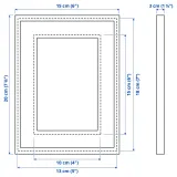 IKEA RÖDALM (ИКЕА РЁДАЛМ) — Рамка, имитация дуба 13х18 см — фото 7