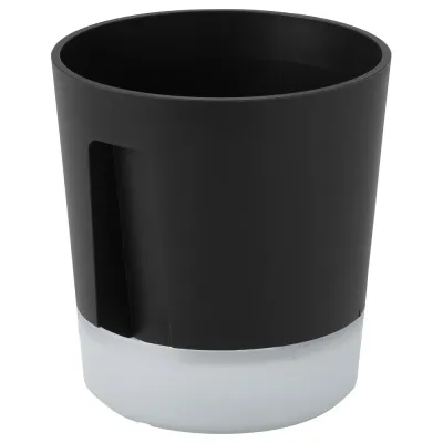 IKEA VÅRDTRÄD (ИКЕА ВОРДТРЭД) — Кашпо с автополивом, для дома/улицы прозрачный/антрацит 9 см