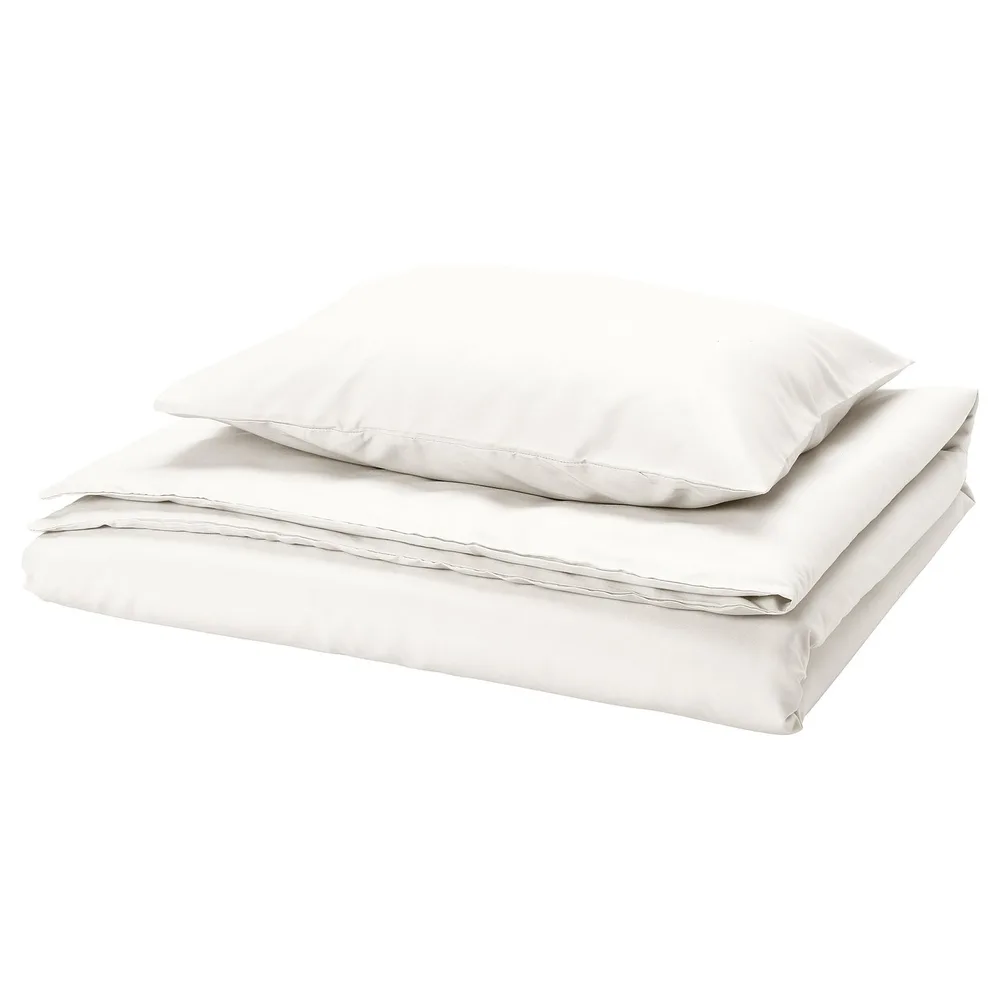 IKEA PILTANDVINGE (ИКЕА ПИЛТАНДВИНГЕ) — Пододеяльник и наволочка, белый 150х200/50х60 см