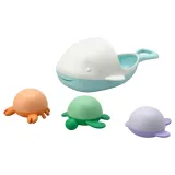 IKEA ÄNGSHUMLA (ИКЕА ЭНГСХУМЛА) — Набор игрушек для купания, 4 предмета — фото 1