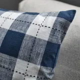 IKEA SVAMPFLY (ИКЕА СВАМПФЛИ) — Наволочка, тёмно-синяя 50x50 см — фото 3