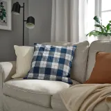 IKEA SVAMPFLY (ИКЕА СВАМПФЛИ) — Наволочка, тёмно-синяя 50x50 см — фото 5