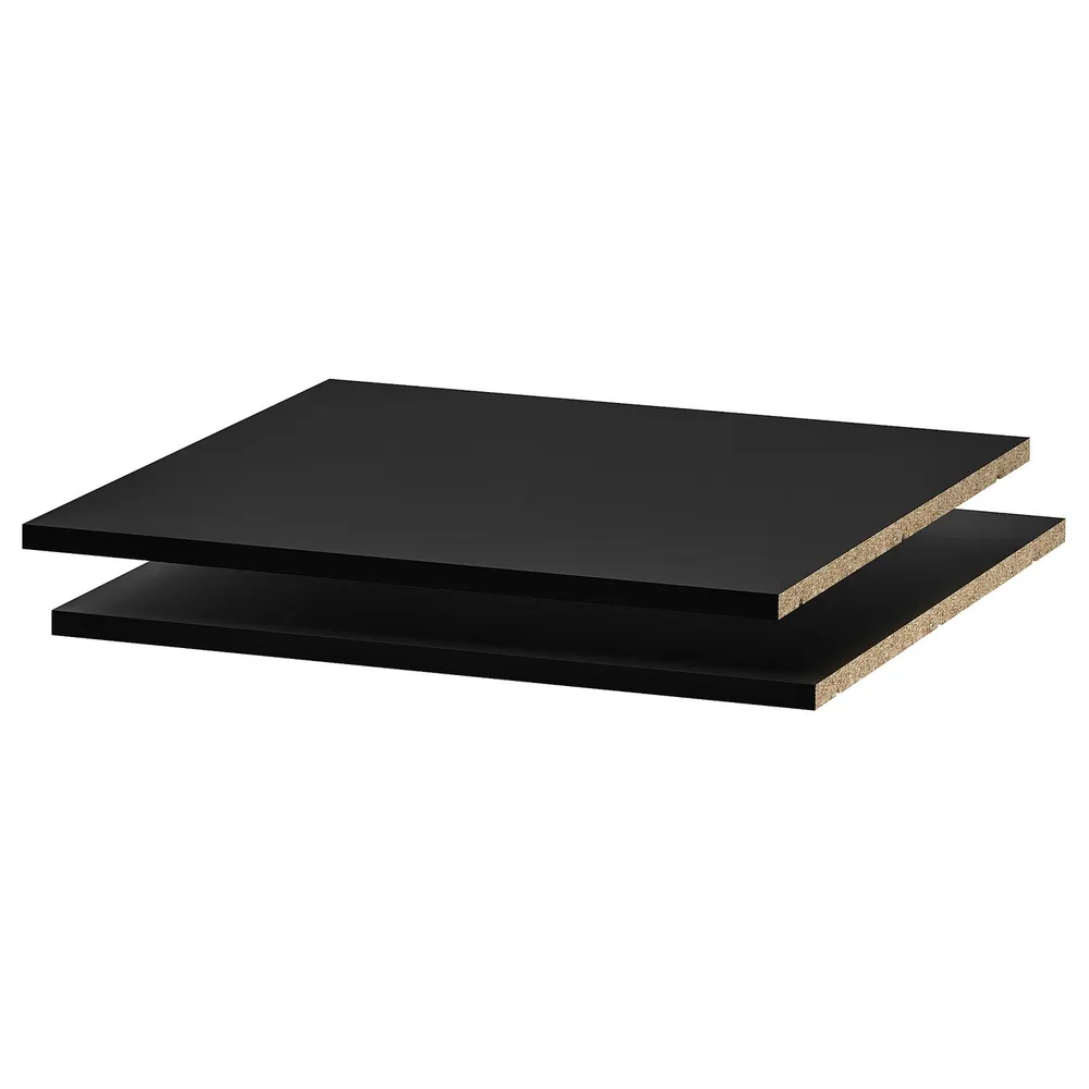 IKEA UTRUSTA (ИКЕА УТРУСТА) — Полка, чёрно-серый 60x60 см