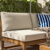 IKEA FRÖSÖN (ИКЕА ФРЁСЁН) — Чехол на подушку для спинки, для улицы бежевый 80x44 см — фото 5