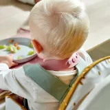 IKEA GULDVÄVARE (ИКЕА ГУЛДВЭВАРЕ) — Слюнявчик, бледно-розовый — фото 3