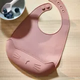 IKEA GULDVÄVARE (ИКЕА ГУЛДВЭВАРЕ) — Слюнявчик, бледно-розовый — фото 4