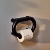 IKEA BÄSINGEN (ИКЕА БЭСИНГЕН) — Держатель для туалетной бумаги, антрацит 26x17 см — фото 2