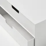 IKEA FJÄDERHARV (ИКЕА ФЙЭДЕРХАРВ) — Мини-комод, 2 ящика, белый 32x25 см — фото 7