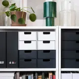 IKEA FJÄDERHARV (ИКЕА ФЙЭДЕРХАРВ) — Мини-комод, 2 ящика, белый 16x25 см — фото 3