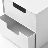 IKEA FJÄDERHARV (ИКЕА ФЙЭДЕРХАРВ) — Мини-комод, 2 ящика, белый 16x25 см — фото 8