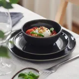 IKEA GLADELIG (ИКЕА ГЛАДЕЛИГ) — Миска, тёмно-серая 14 см — фото 2
