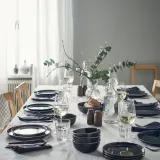 IKEA GLADELIG (ИКЕА ГЛАДЕЛИГ) — Тарелка, тёмно-серая 25 см — фото 5